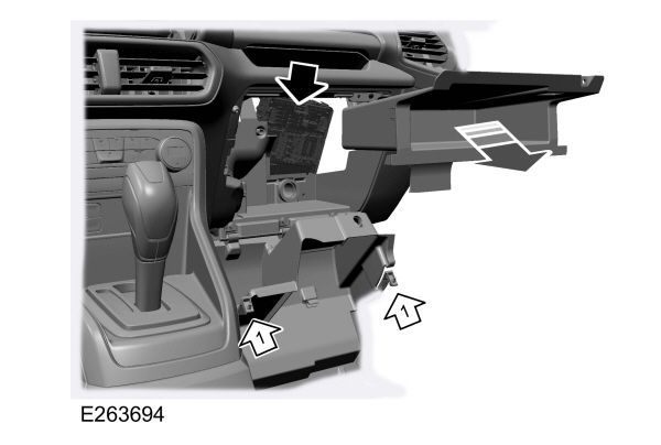 Ford EcoSport (2018-2019) – boîte à fusibles