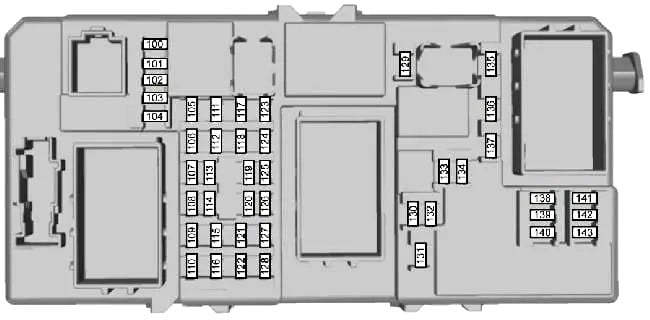 Ford Kuga (2008-2012) – skrzynka bezpieczników i przekaźników