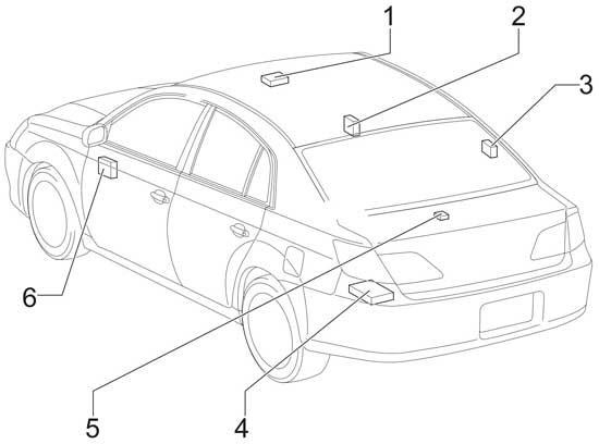 Toyota Avalon (GSX30) (2005-2012) – skrzynka bezpieczników i przekaźników