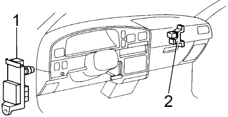 Toyota Hilux (1989-1997) – skrzynka bezpieczników i przekaźników