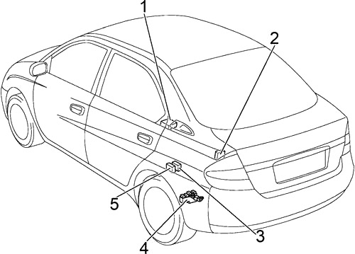 Toyota Prius (NHW11) (2000-2003) – skrzynka bezpieczników i przekaźników