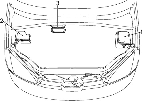 Toyota Prius (NHW11) (2000-2003) – skrzynka bezpieczników i przekaźników