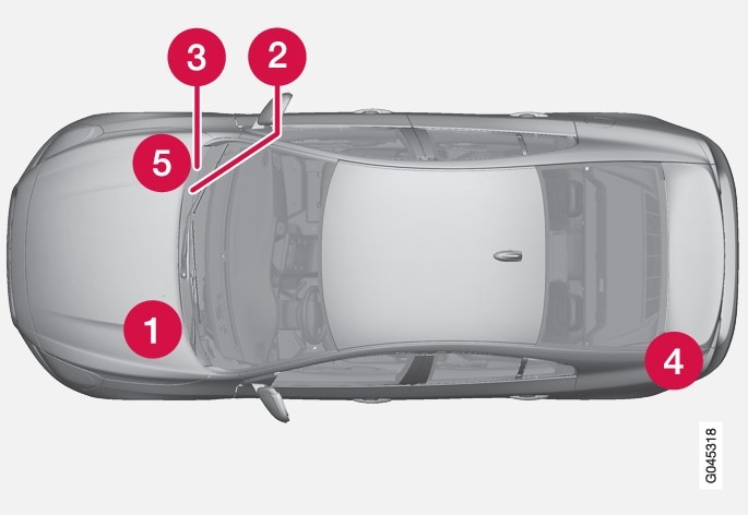 Volvo S60 (2017) – skrzynka bezpieczników i przekaźników